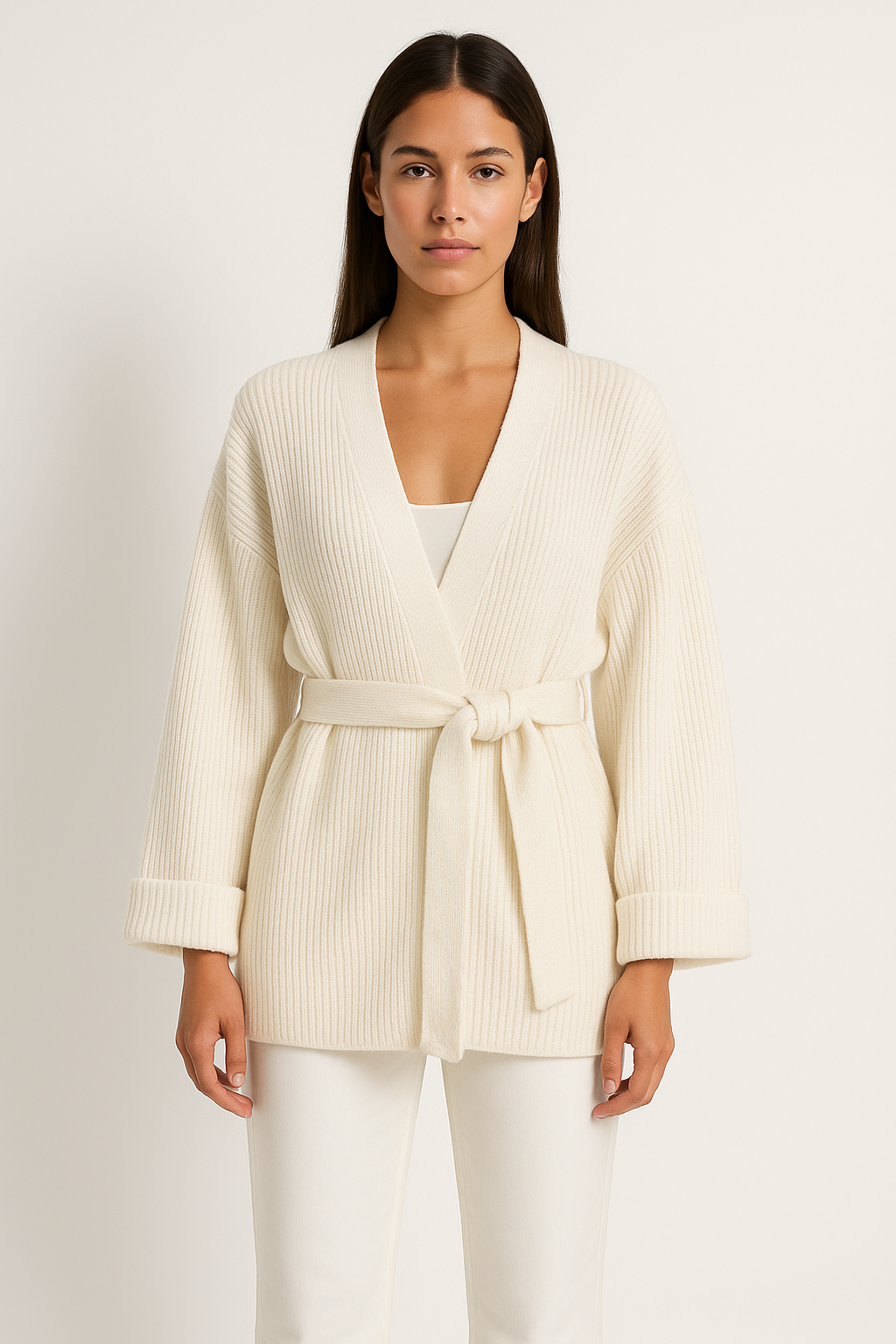 Adeline | Damski sweter w splot warkoczowy