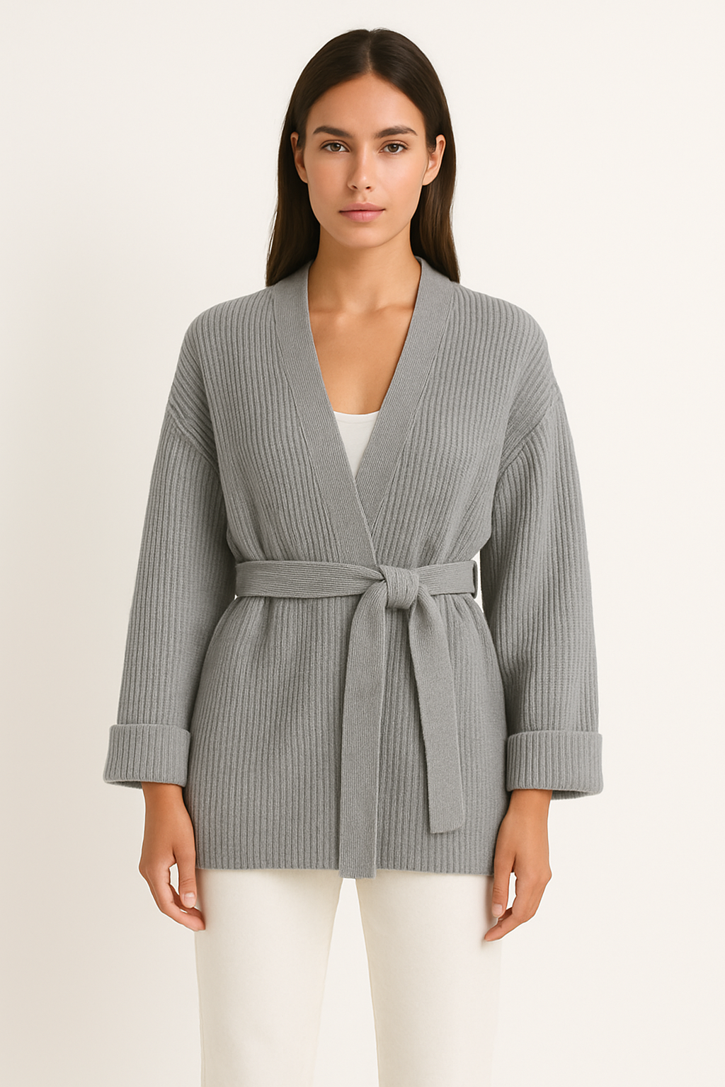 Adeline | Damski sweter w splot warkoczowy