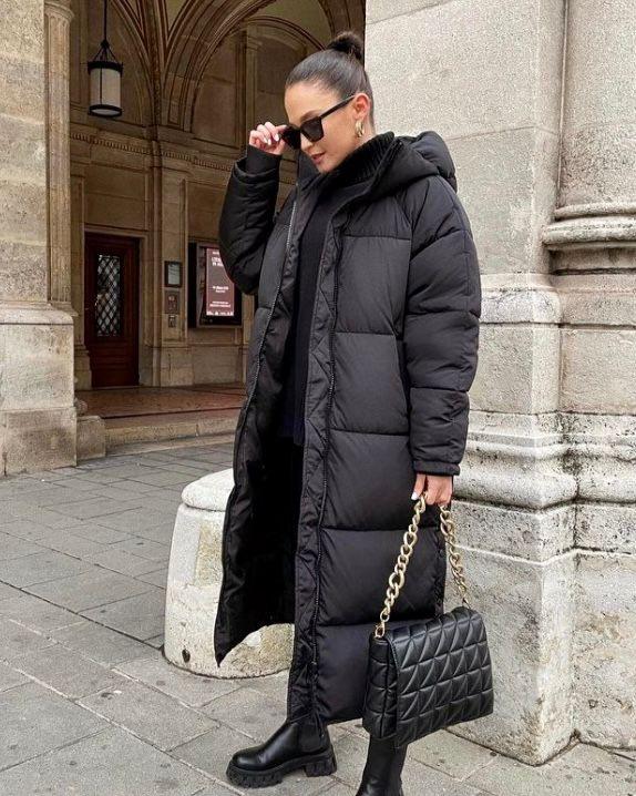 Aleida | Długi płaszcz zimowy dla kobiet