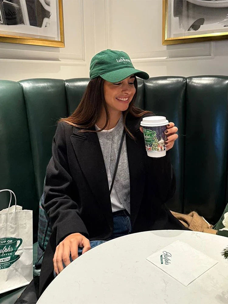 Aletta | Długo wełniany płaszcz zimowy dla kobiet