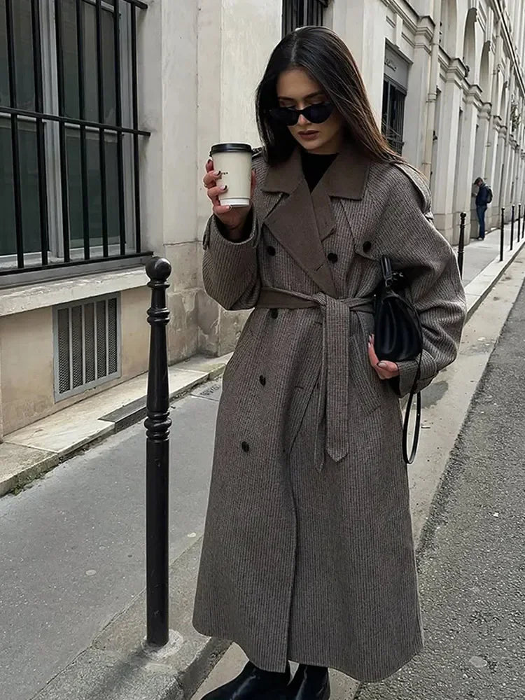 Andrea | Retro Płaszcz Damski