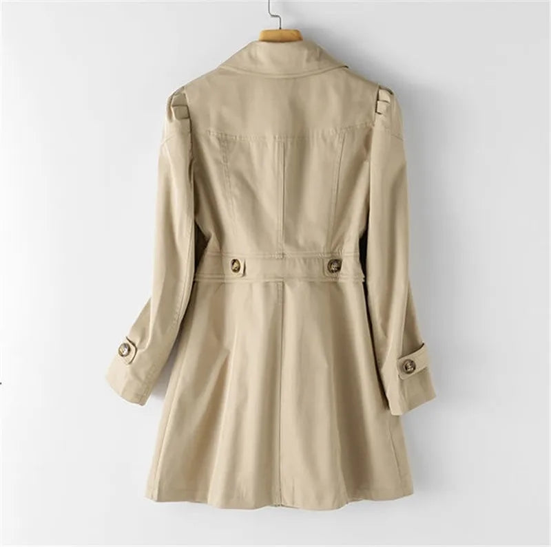 Brynn | kurtka zimowa damska trench z kaszmiru premium elegancka długa Chicveo