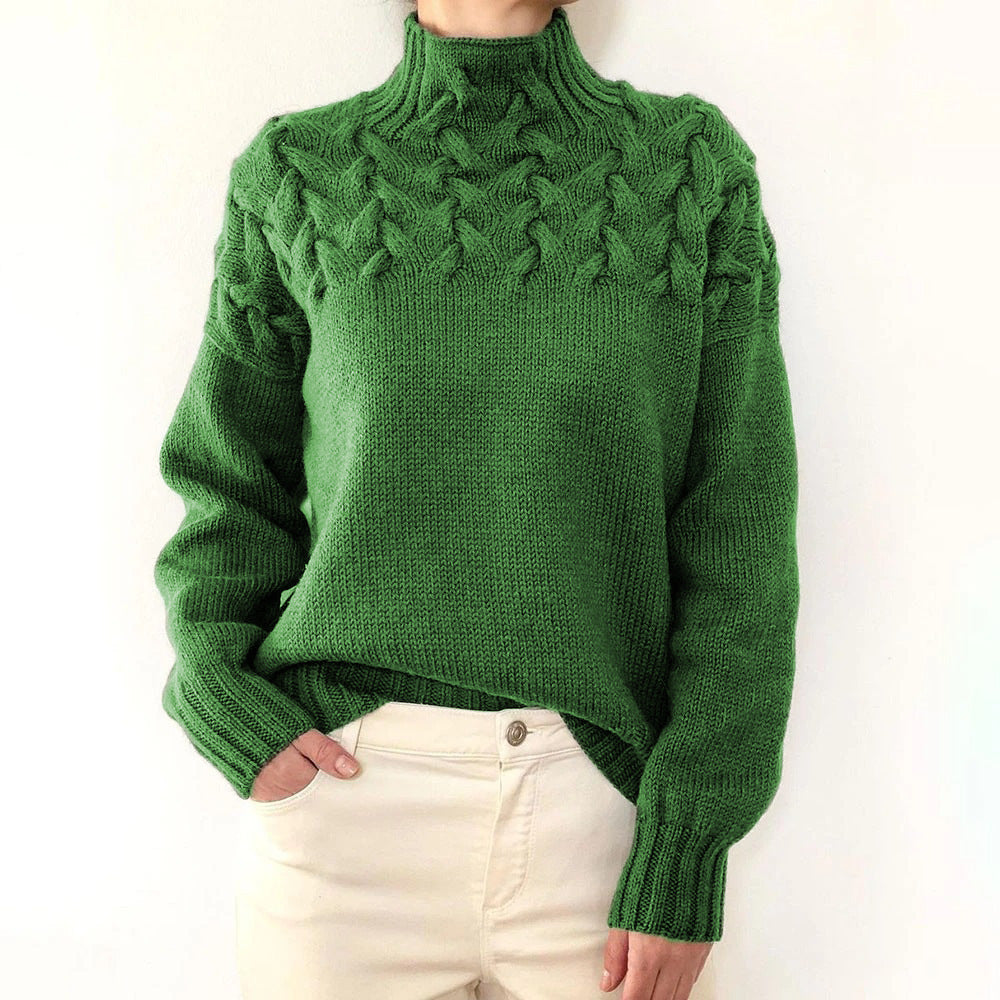 Delfina | Elegancki Golf Damski Sara na Zimę