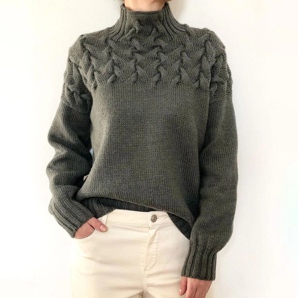 Delfina | Elegancki Golf Damski Sara na Zimę