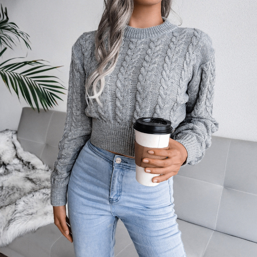 Dominika | Elegancki i Uniwersalny Krótki Sweter Damski