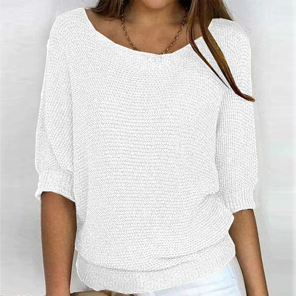 Fiona | Damski Miękki Sweter
