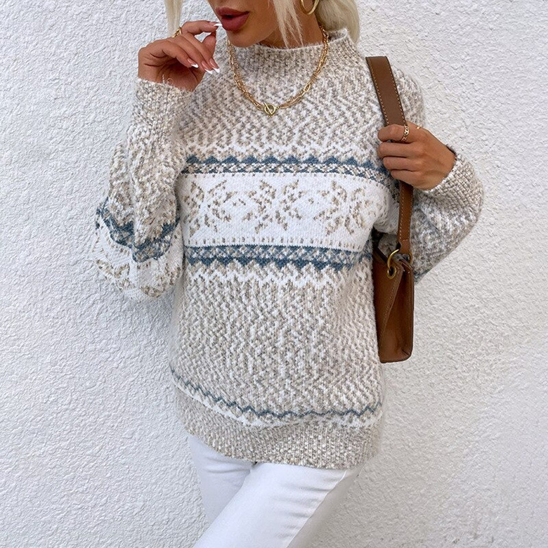 Frances | Kobiecy sweter z wzorem Fair Isle