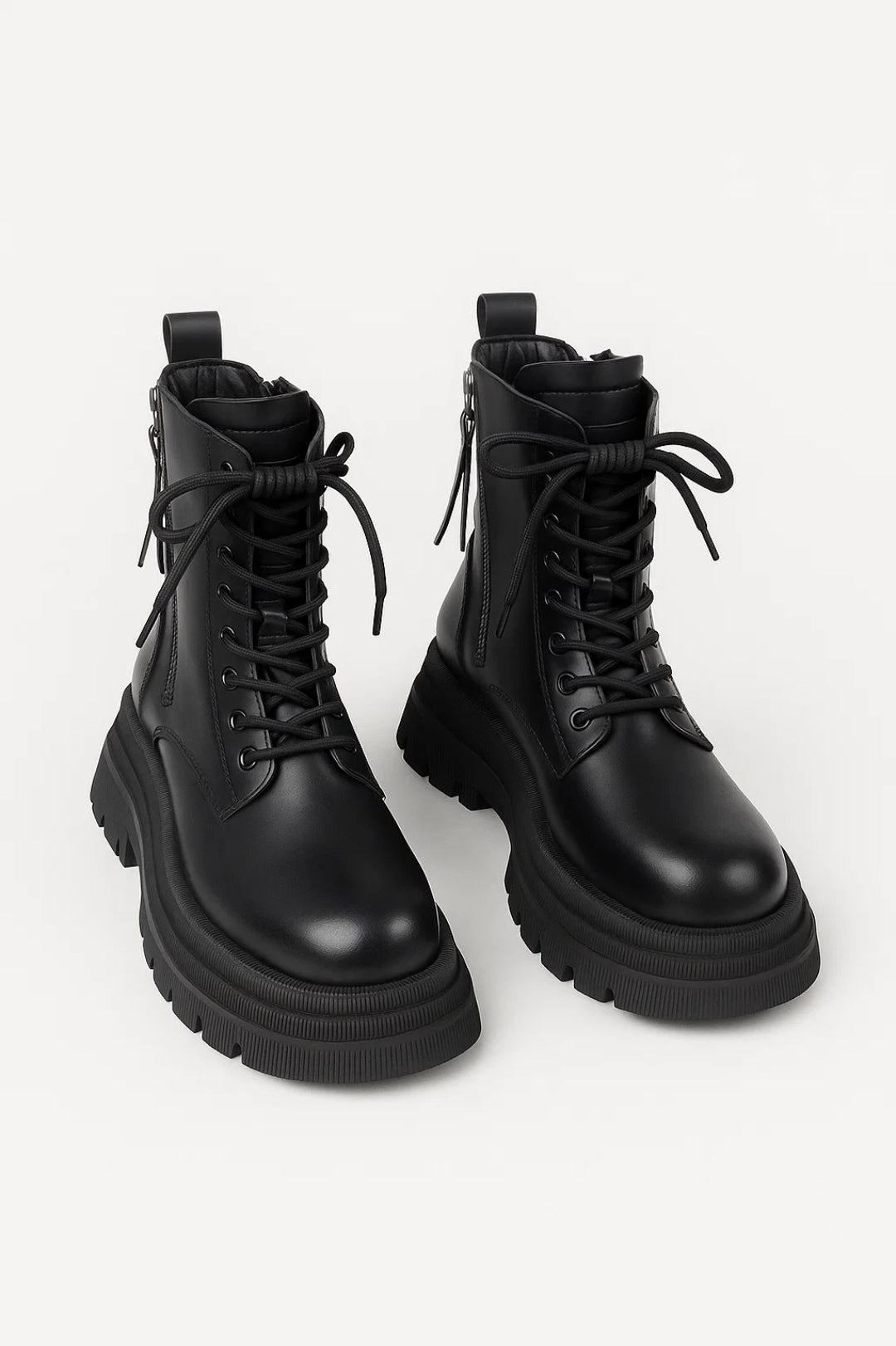 Indi | Botki na platformie - Model Damski - Stylowe i Wygodne