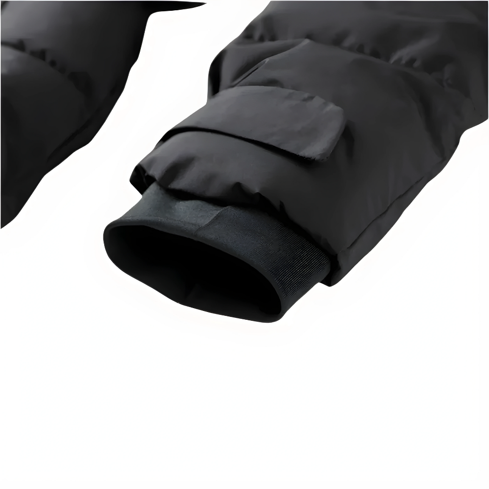 Ivy | Ciepła Pikowana Kurtka Puchowa z Kapturem i Pasek