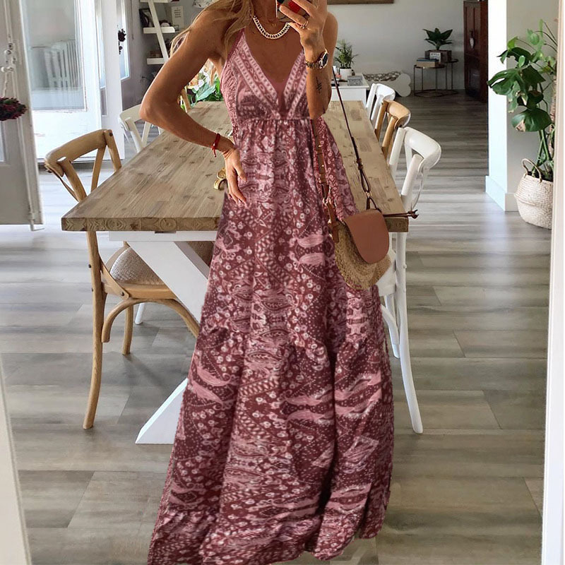Kaja | Zwiewna Sukienka Maxi w Stylu Boho na Letnie Dni Chicveo