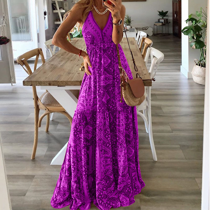 Kaja | Zwiewna Sukienka Maxi w Stylu Boho na Letnie Dni Chicveo