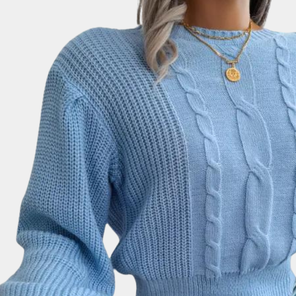 Leokadia | Przytulny Dzianinowy Sweter Damski – Komfort i Styl