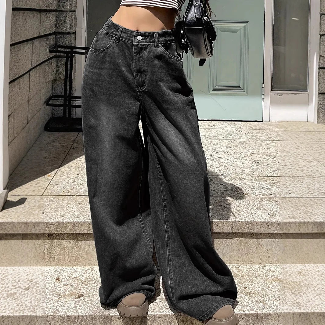 Lola | Damskie Modne Baggy Jeans