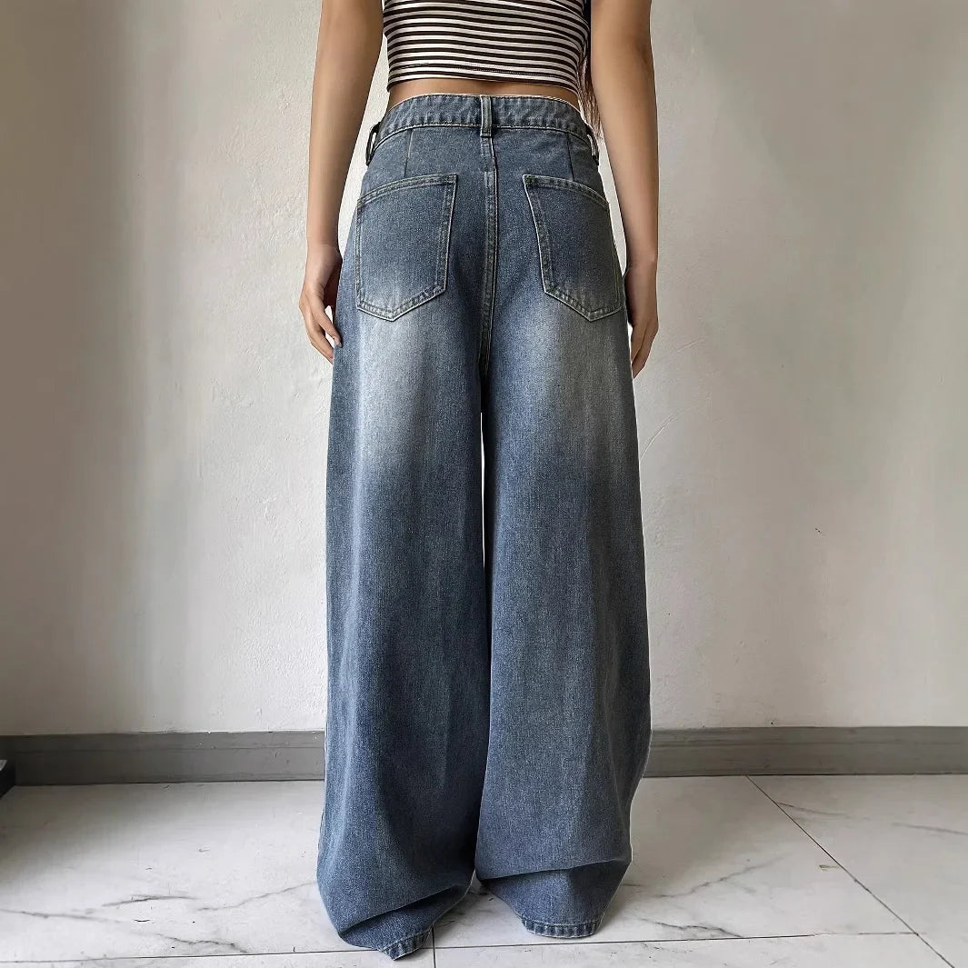 Lola | Damskie Modne Baggy Jeans