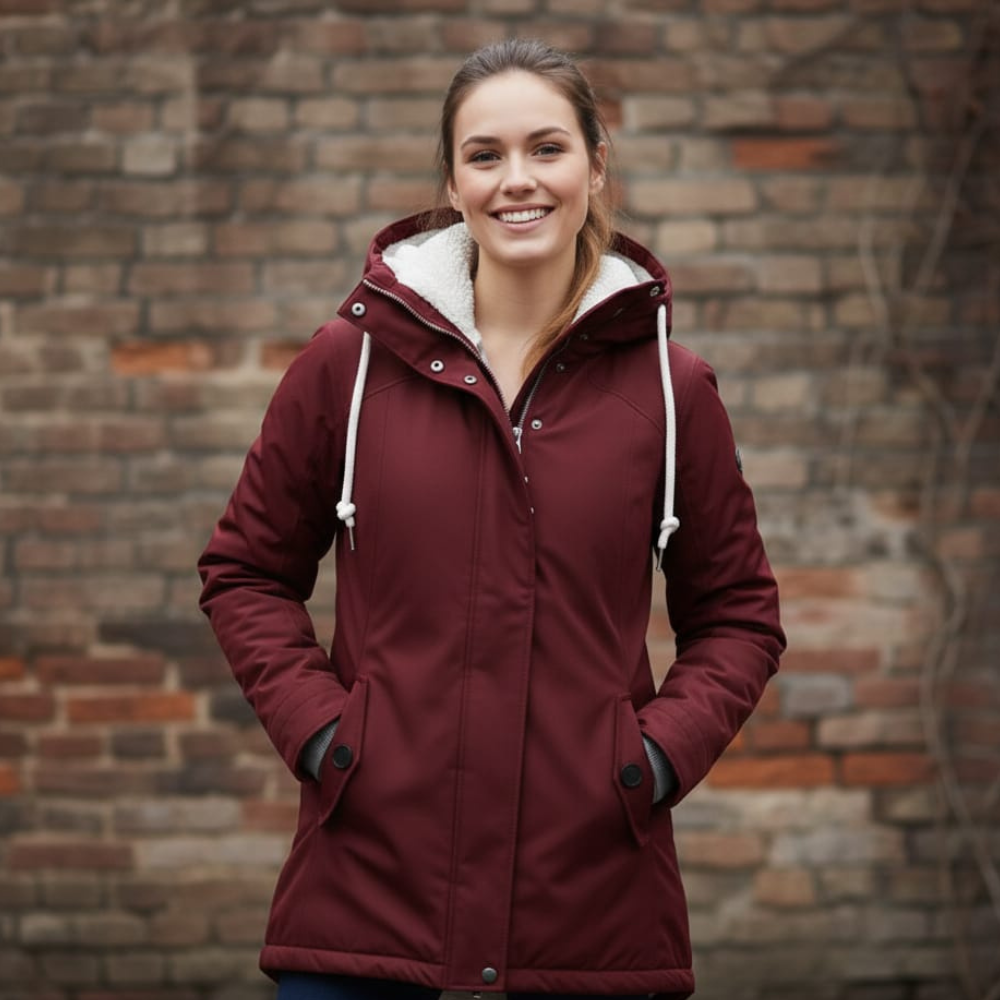 Luna | Ciepła Zimowa Kurtka z Kapturem