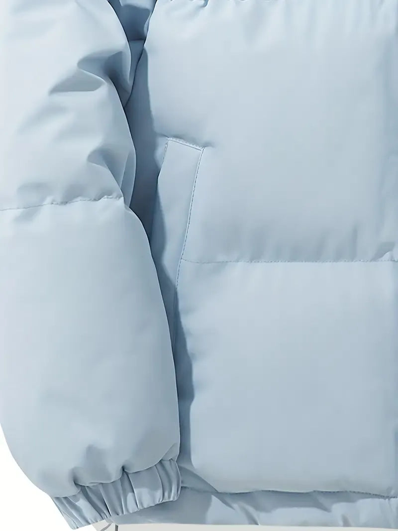 Maeve | Minimalistyczna Gruba Puchowa Parka z Kapturem