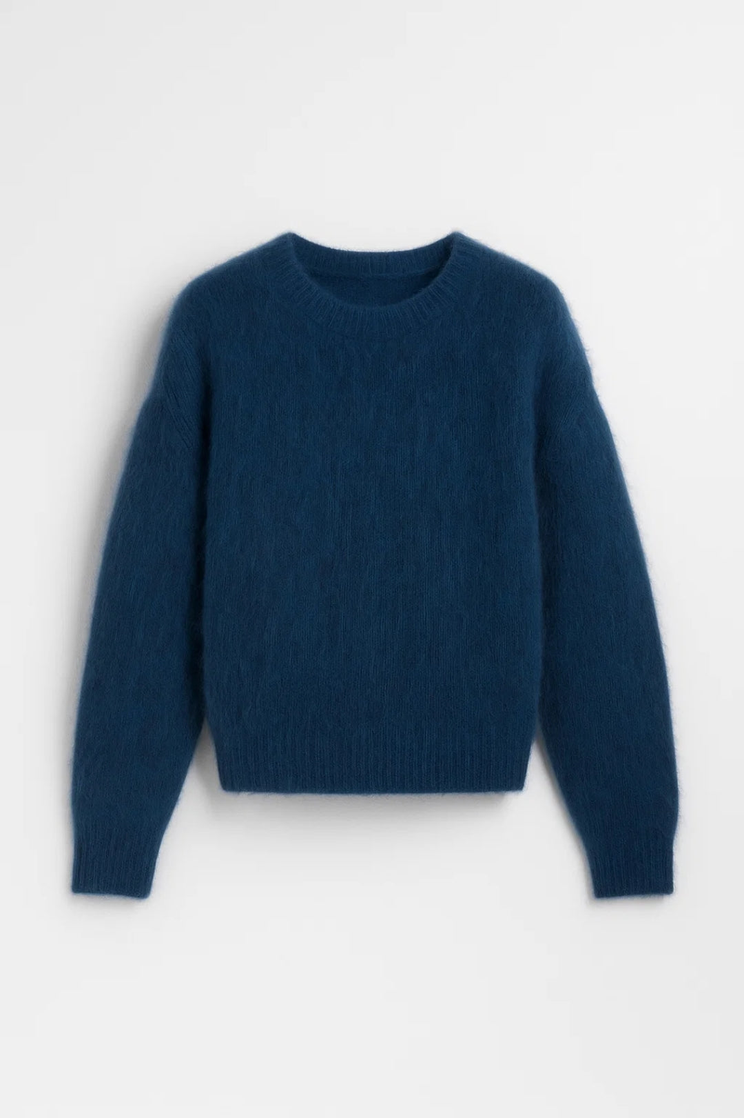 Miękka | damska sweter, Okrągły dekolt z delikatną strukturą