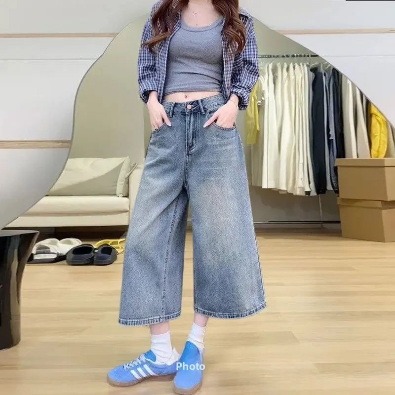 Olivia | Damskie Jeansy Baggy z Wysokim Stanem