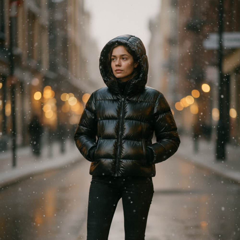 Riley | Kurtka Damska z Kapturem – Zimowy Ciepły Design