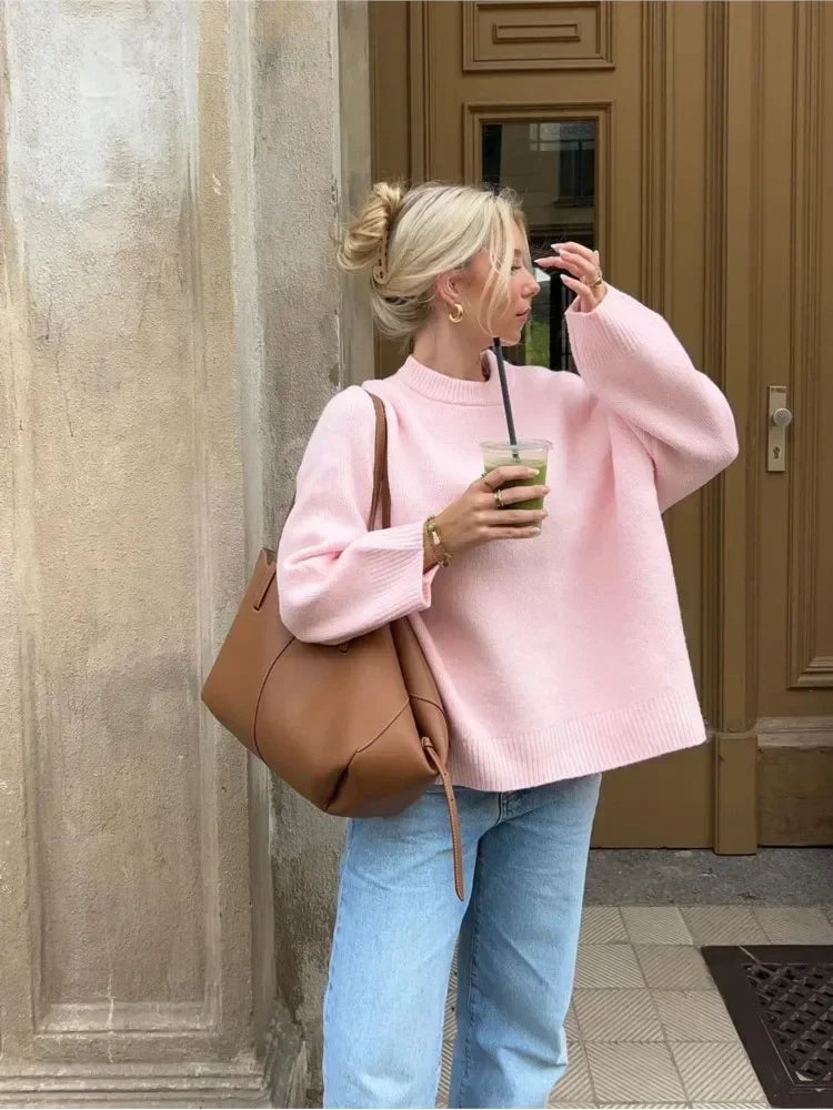 Selene | Damski Sweter Dzianinowy
