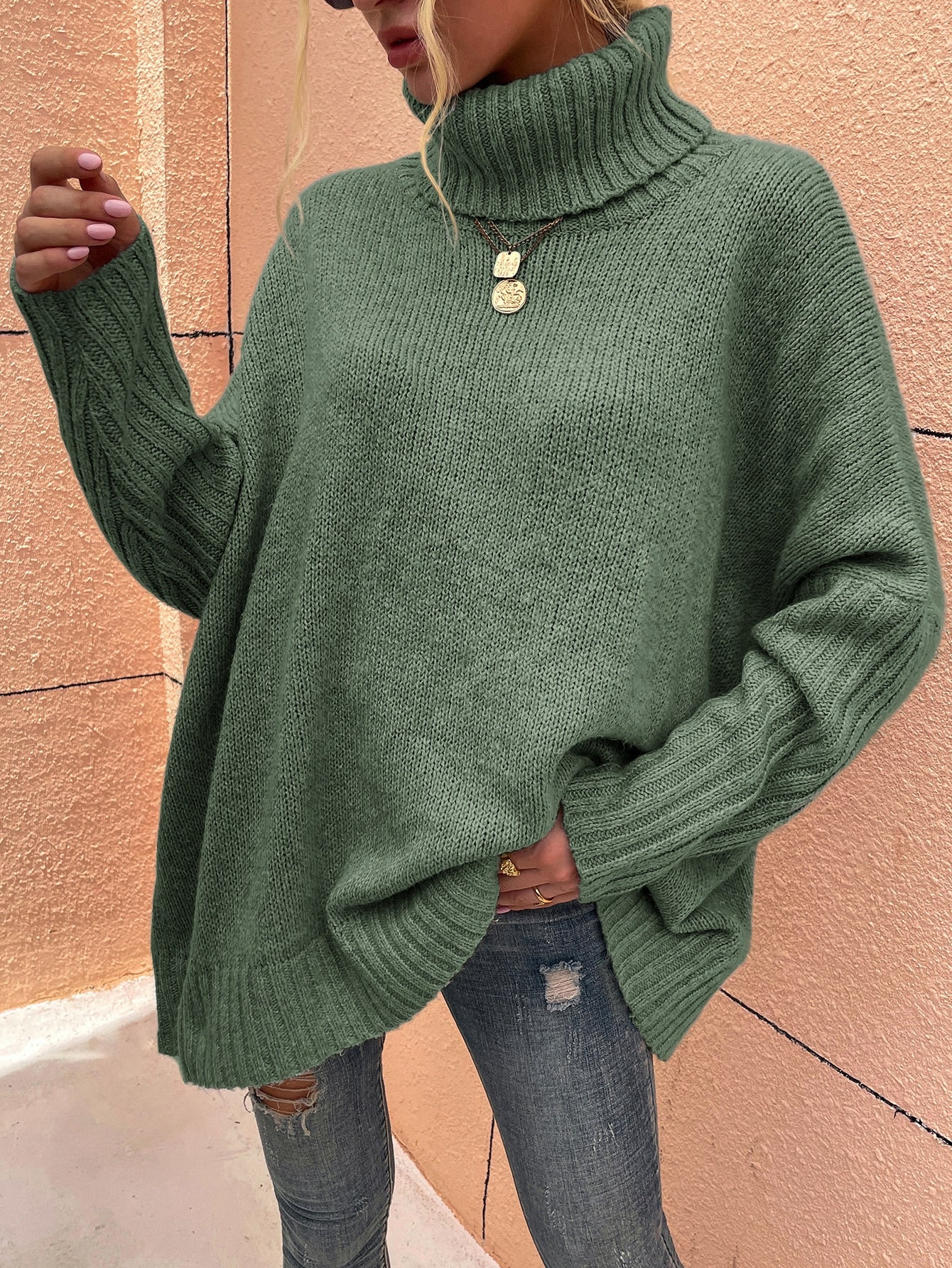Sewera | Sweter z Obniżoną Linią Ramion Damski