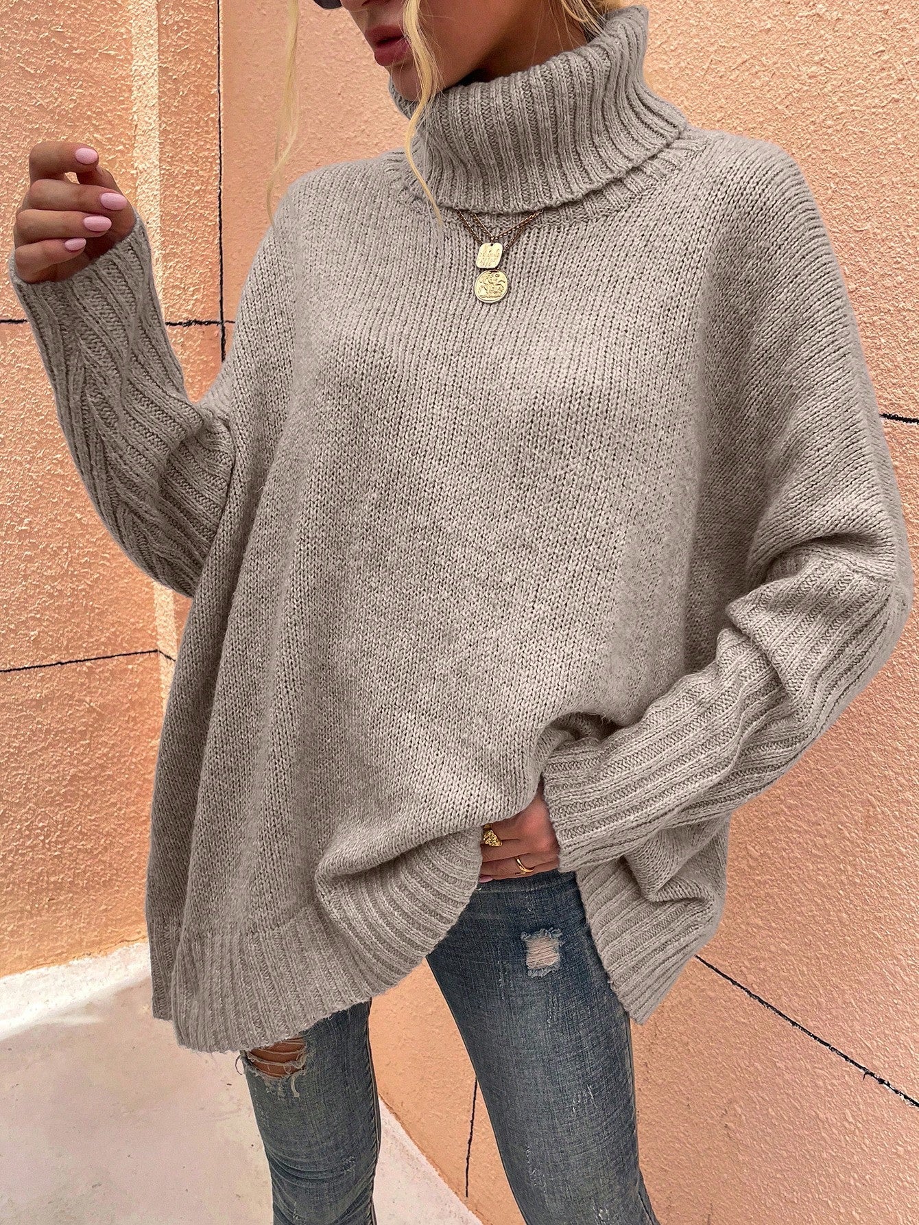 Sewera | Sweter z Obniżoną Linią Ramion Damski
