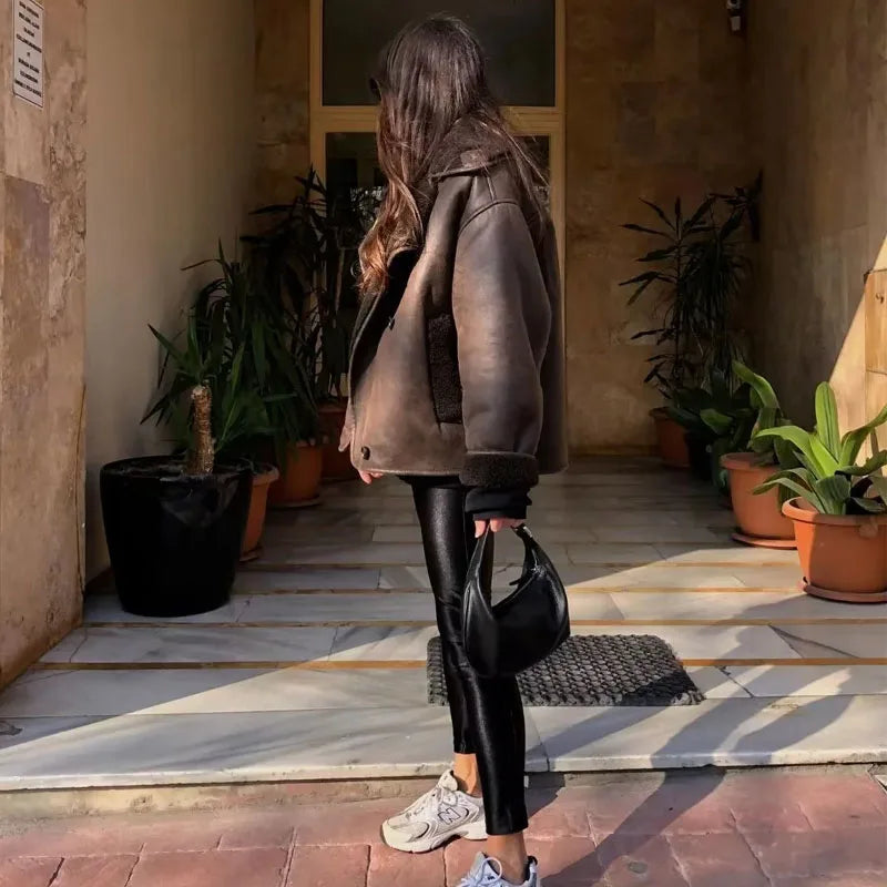 Sierra | Damska Zimowa Kurtka Oversize