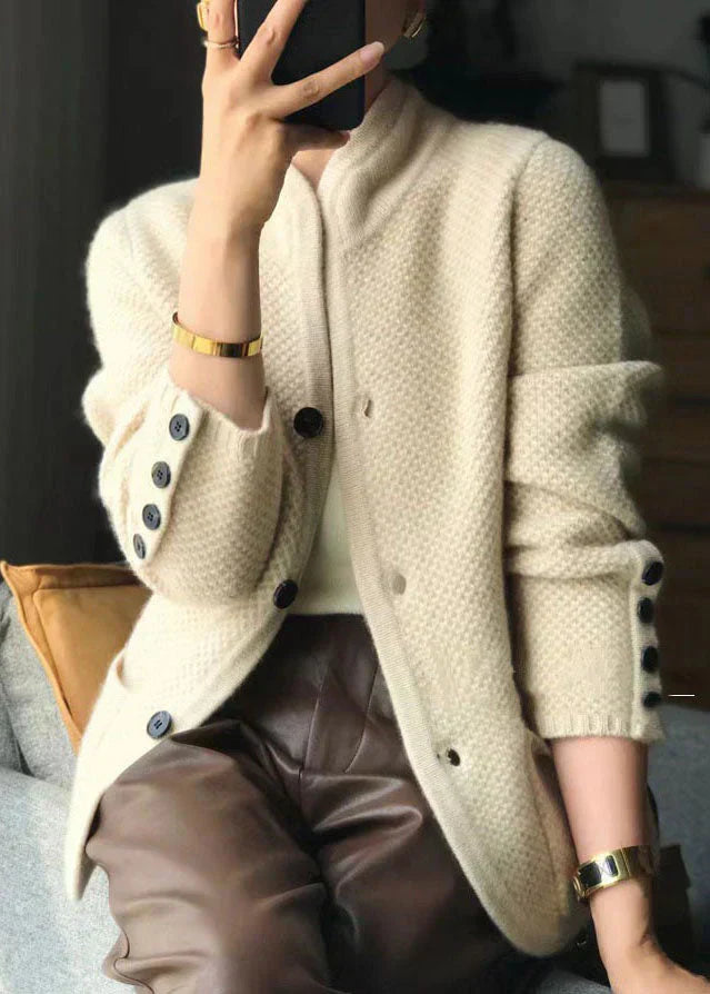 Sophie | Damski Kardigan Fleece z Pluszu na Zamek