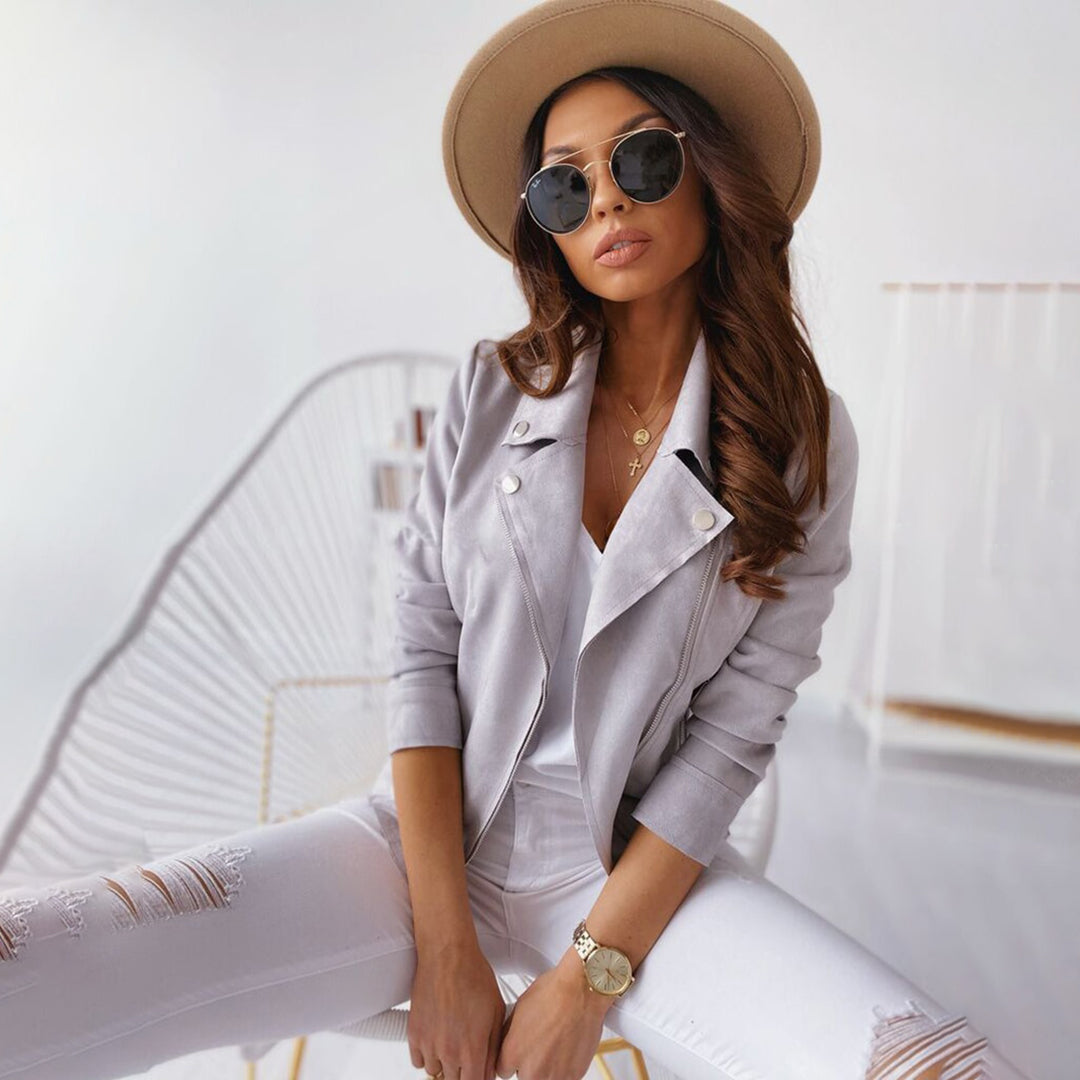 Verity | kurtka zimowa damska elegancka nowoczesna długa stylowa wełniana Chicveo