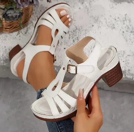 Beronia | Skórzane Sandały Chic