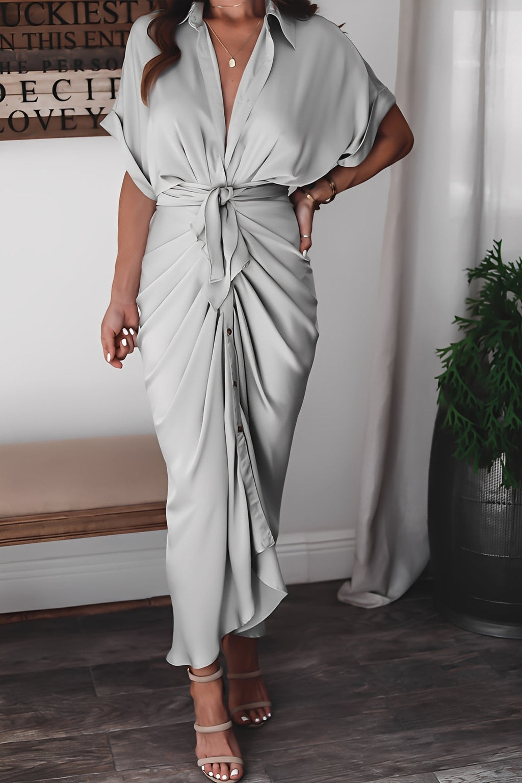 Antoinette | Elegancka długa sukienka dla kobiet