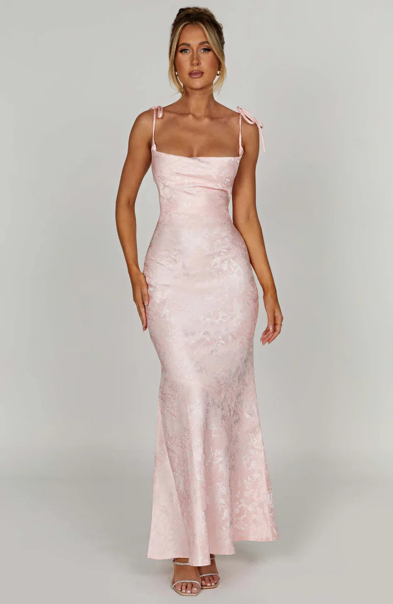 Suknia Floriana Jacquard Bloom