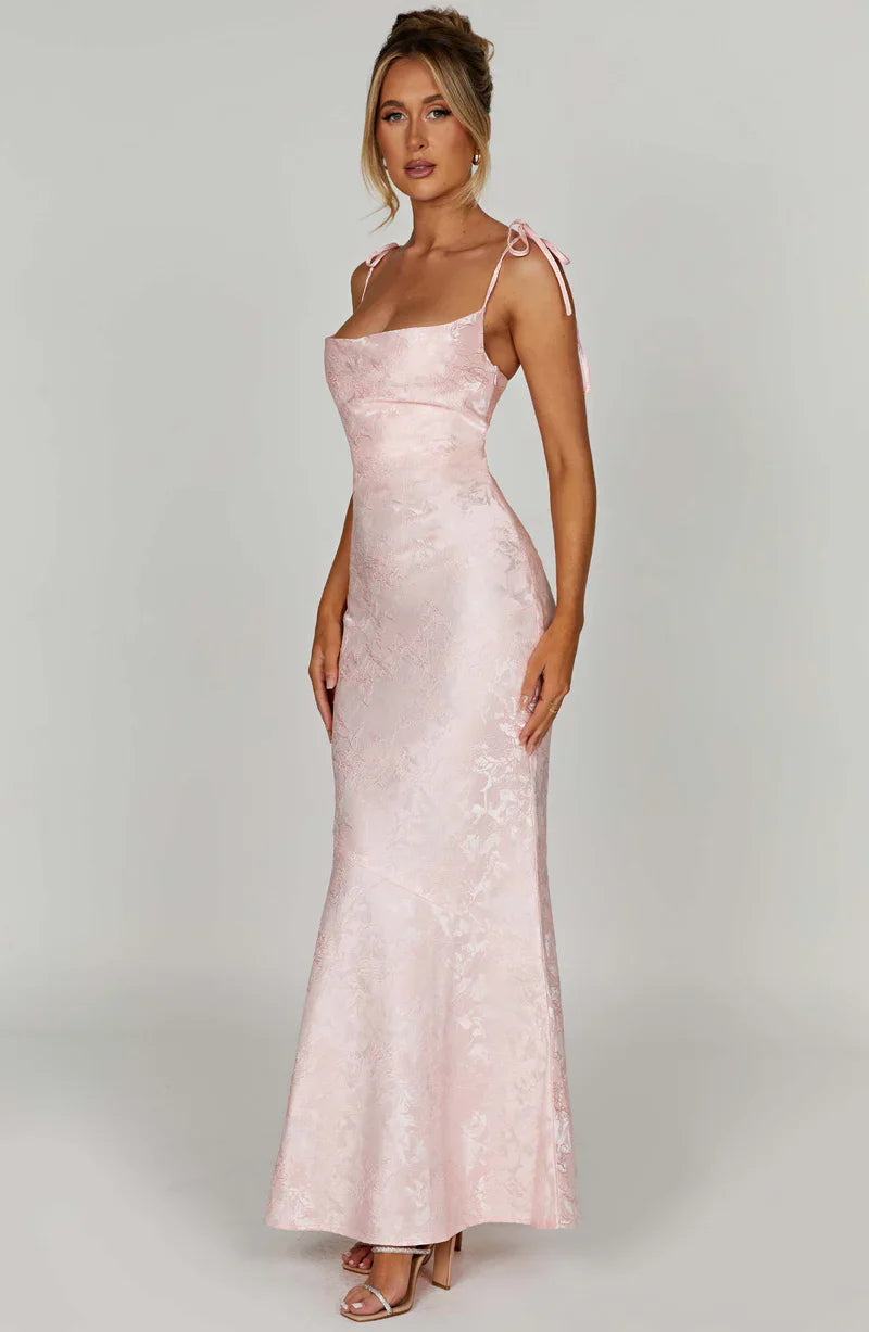 Suknia Floriana Jacquard Bloom
