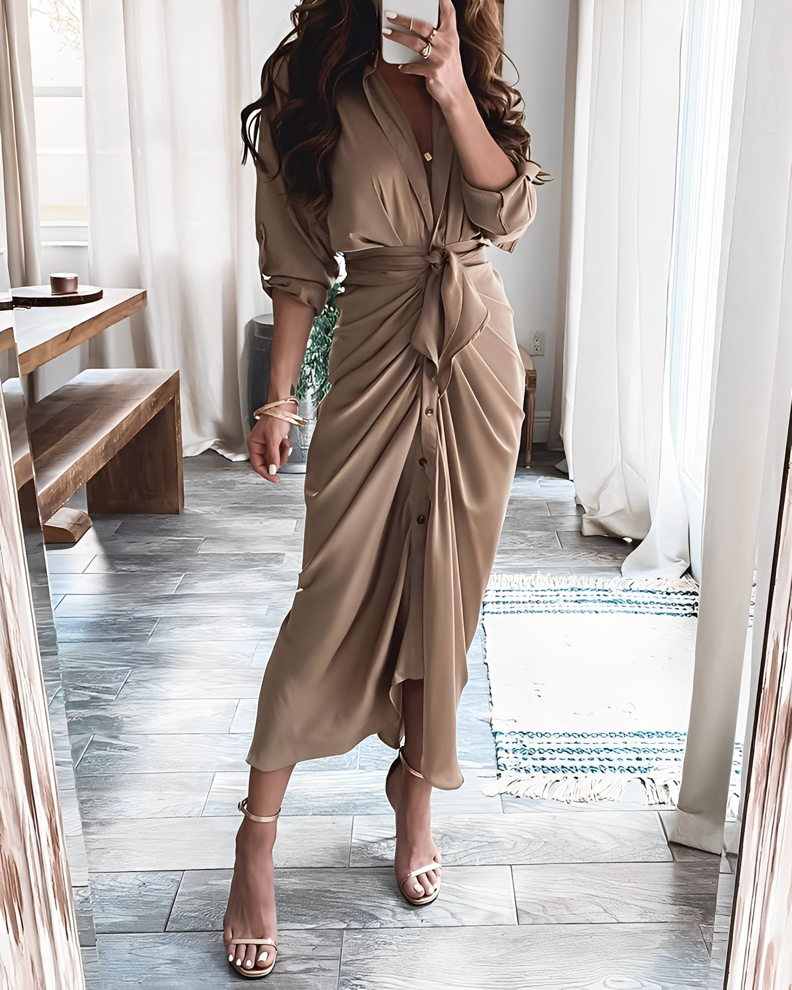Antoinette | Elegancka długa sukienka dla kobiet