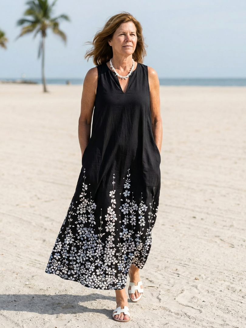 Elowra | Sukienka Maxi Night Breeze