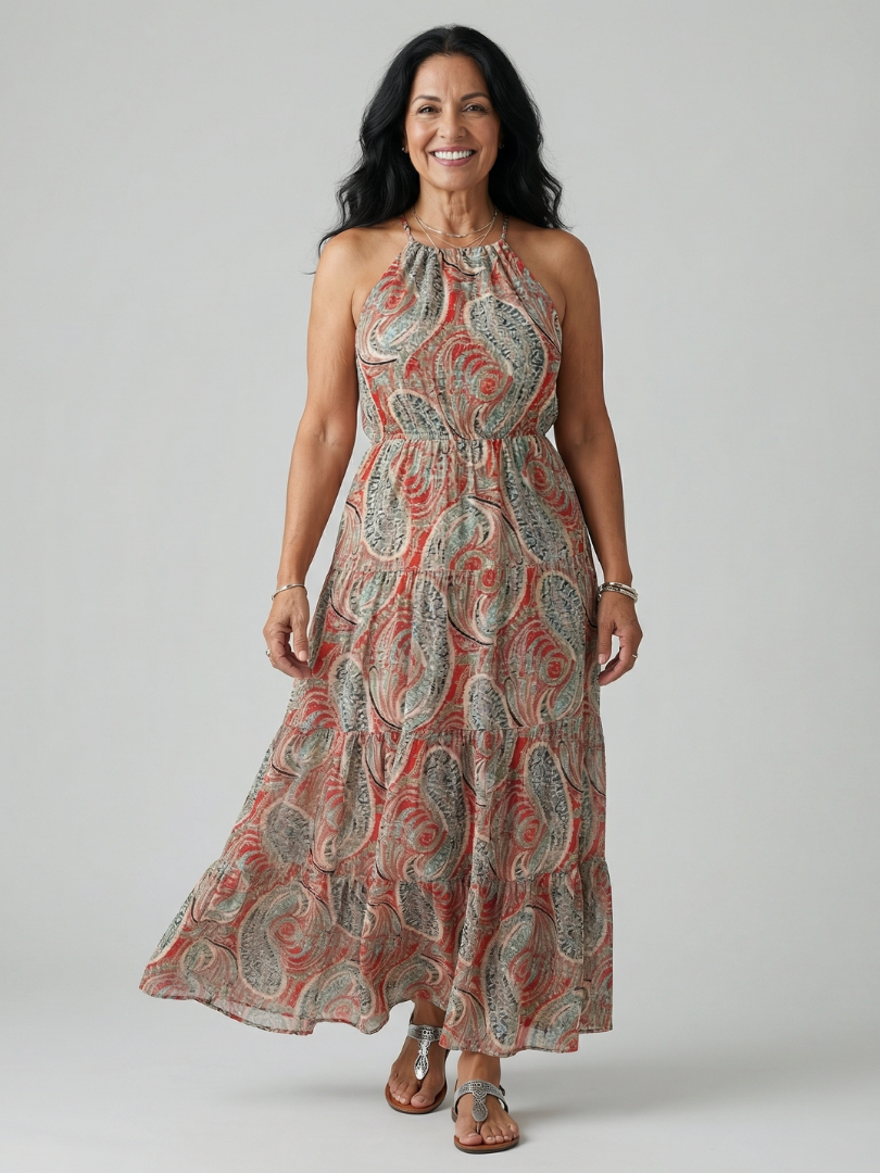 Aven | Maxi Sukienka Calm Drape