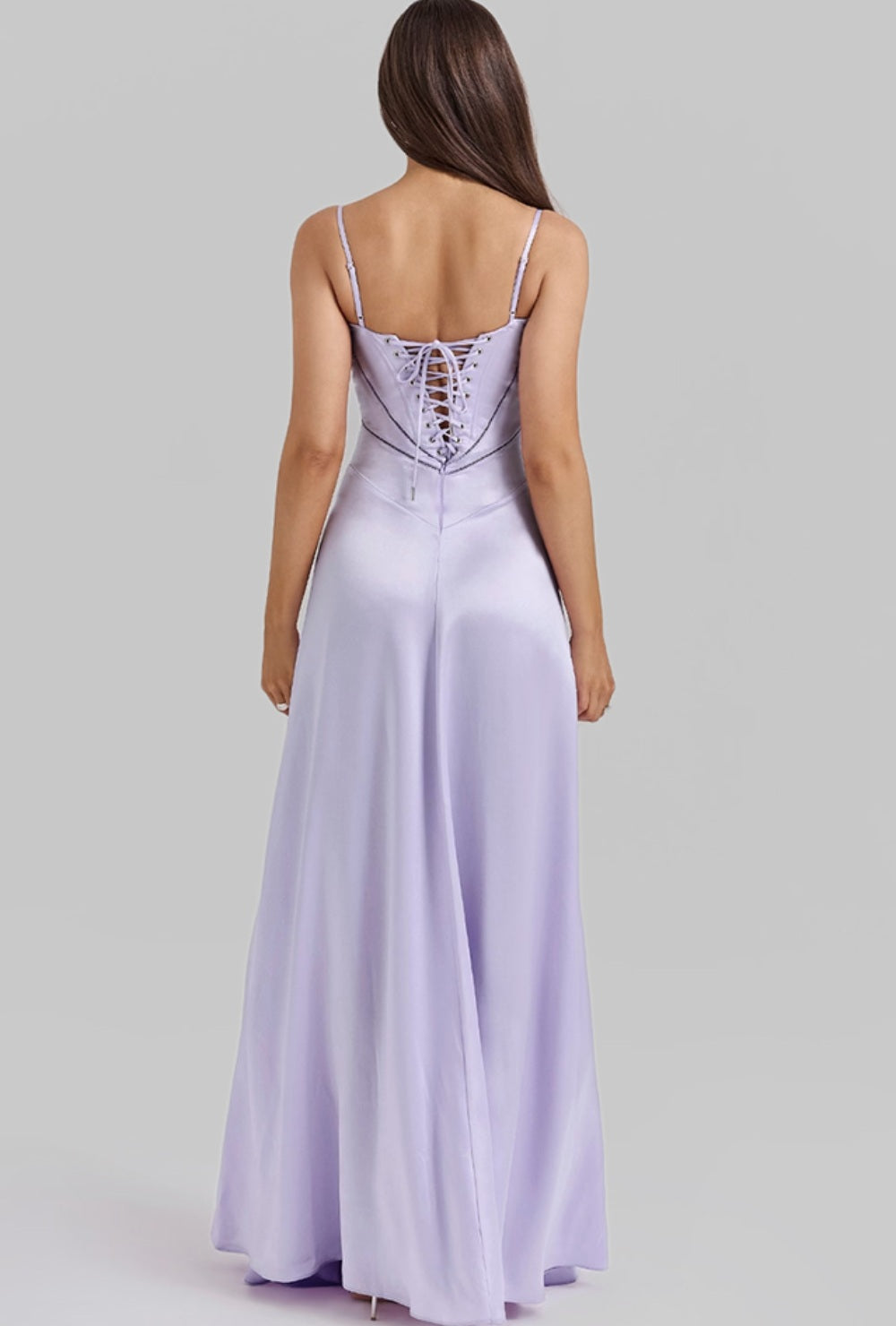 Lunaria Satiné Sukienka Maxi