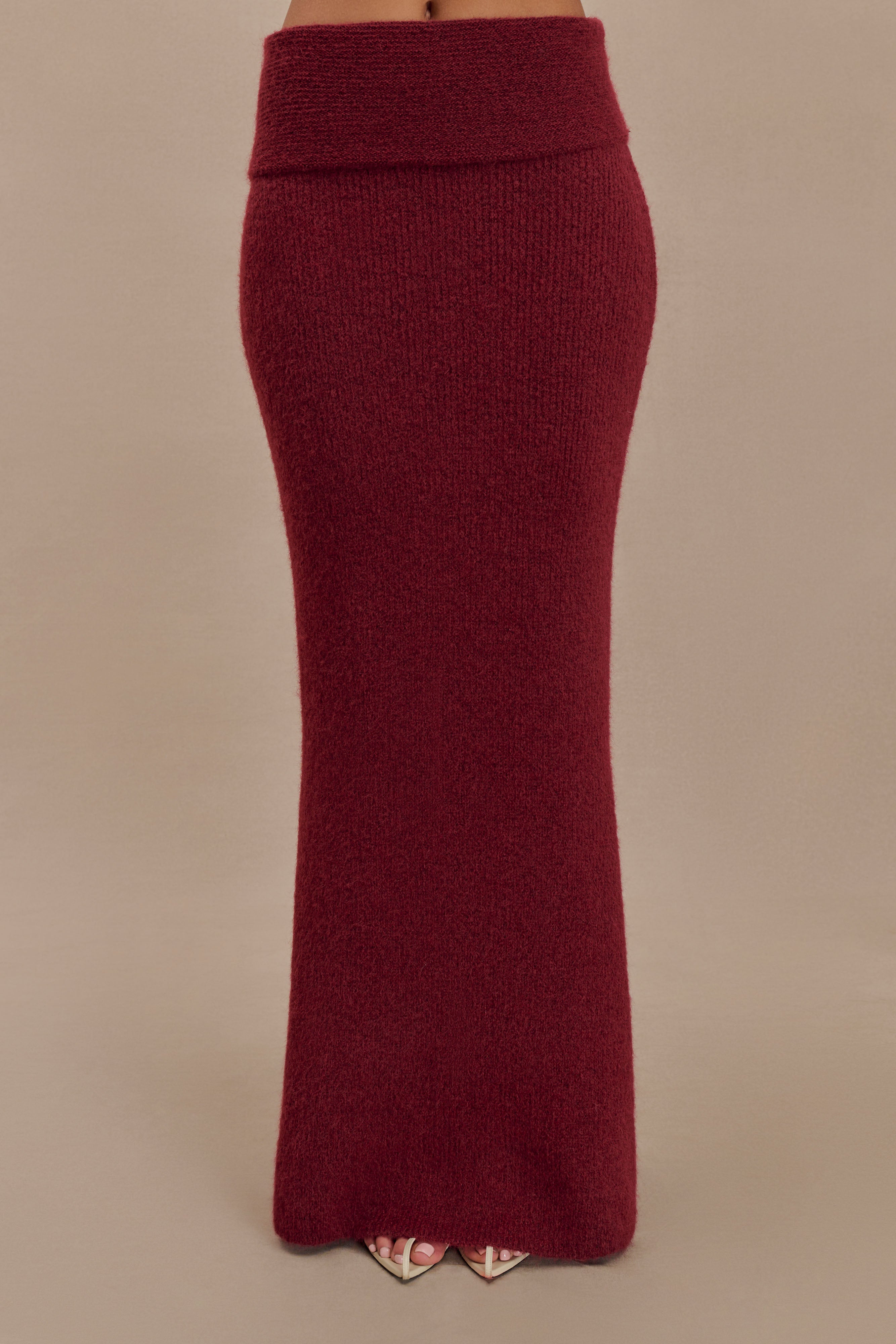Maja Dzianinowy Zestaw Off-Shoulder