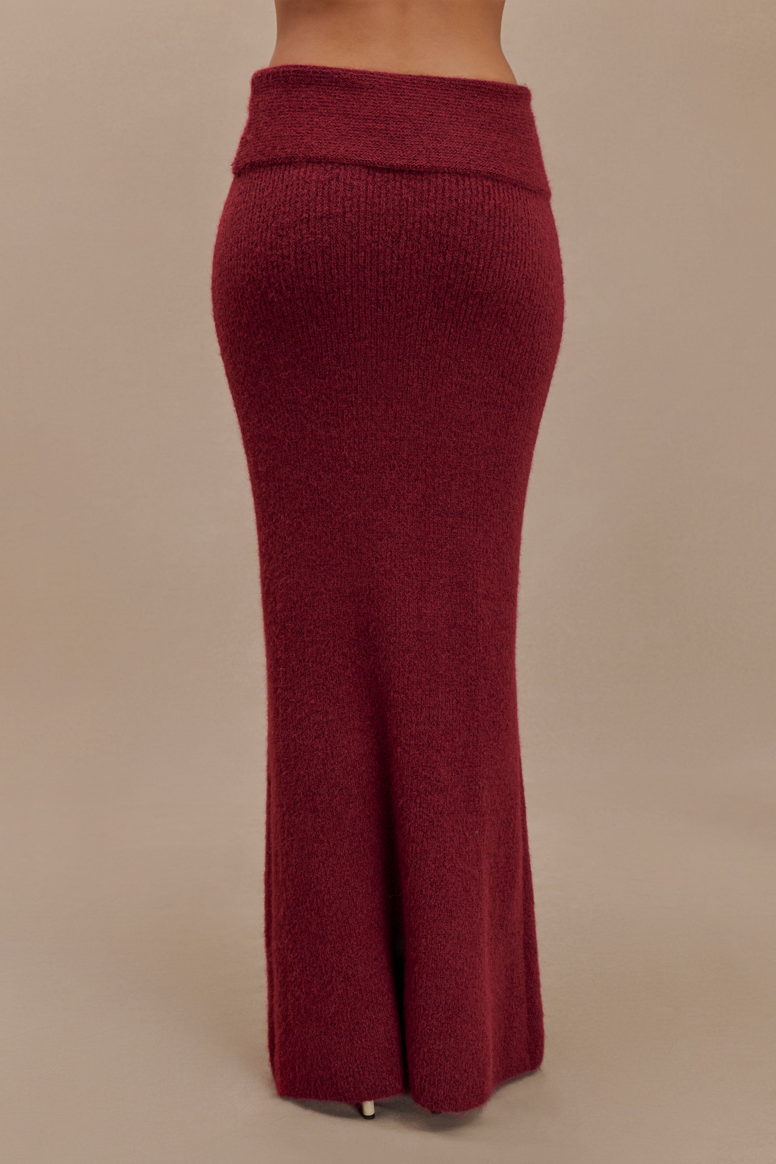 Maja Dzianinowy Zestaw Off-Shoulder