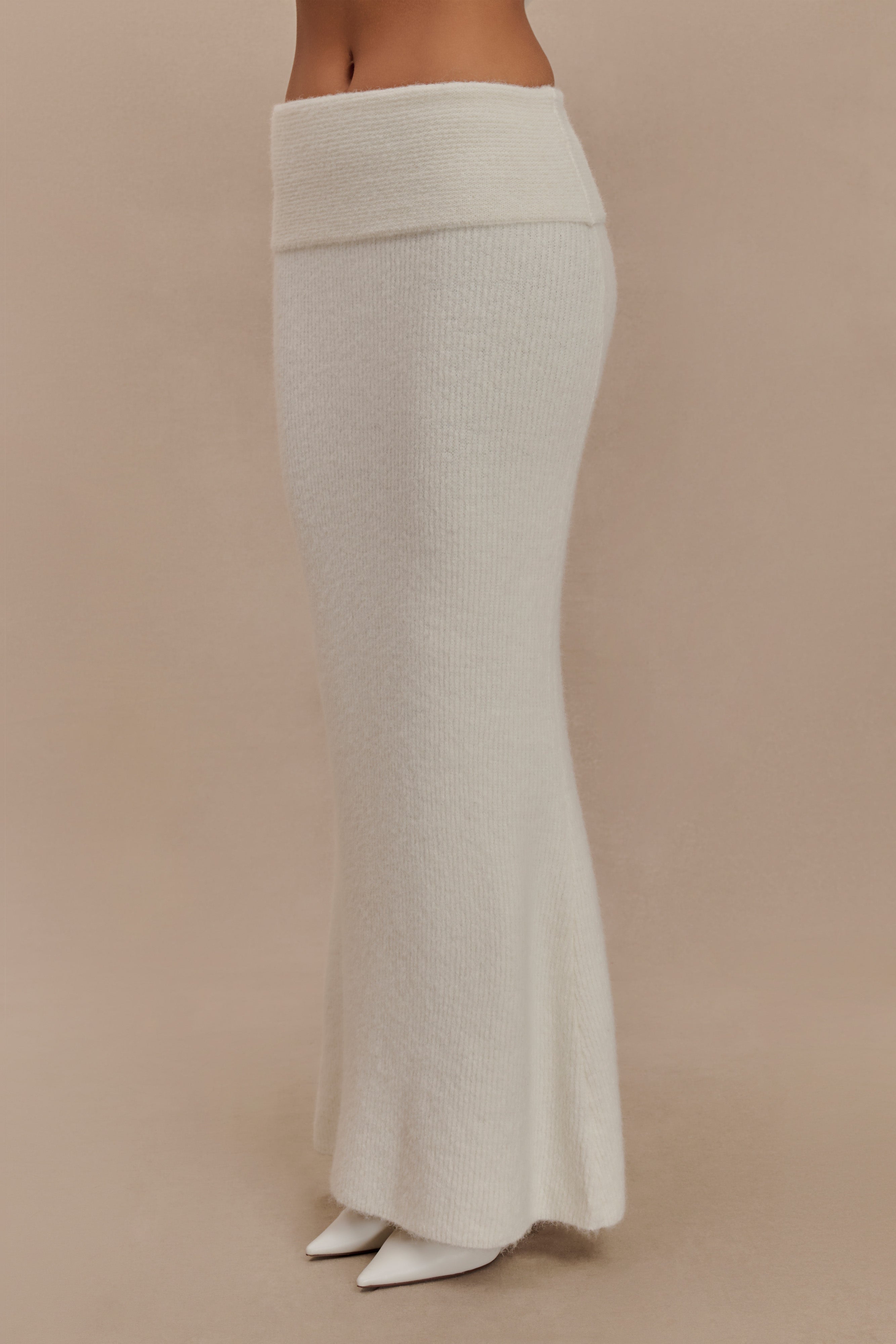 Maja Dzianinowy Zestaw Off-Shoulder