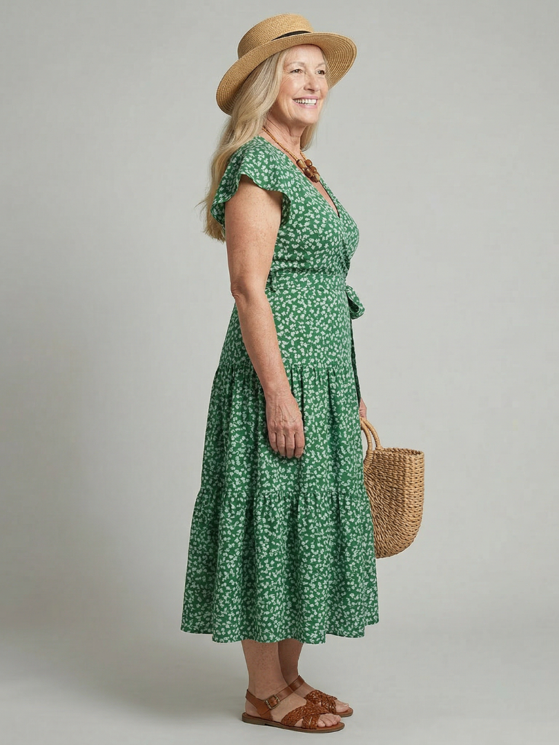 Nirelle | Spódnica Midi w Stylu Wrap