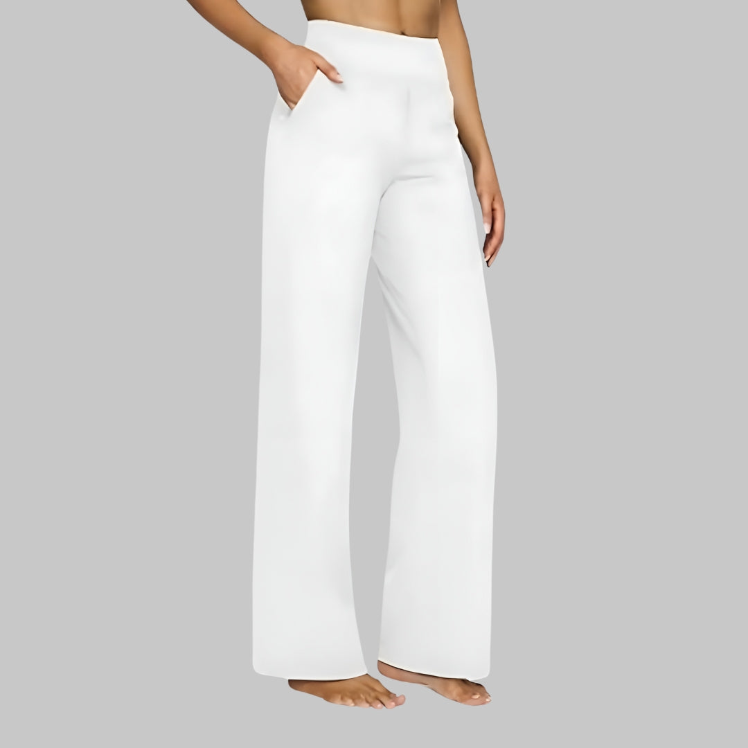 FELICIA | SPODNIE KOMFORTOWE Z SZEROKIMI NOGAWKAMI