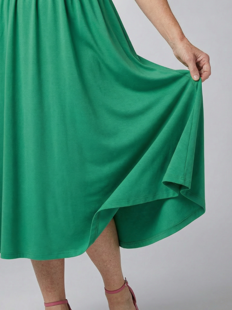 Nyel | Sukienka Midi Pure Drape