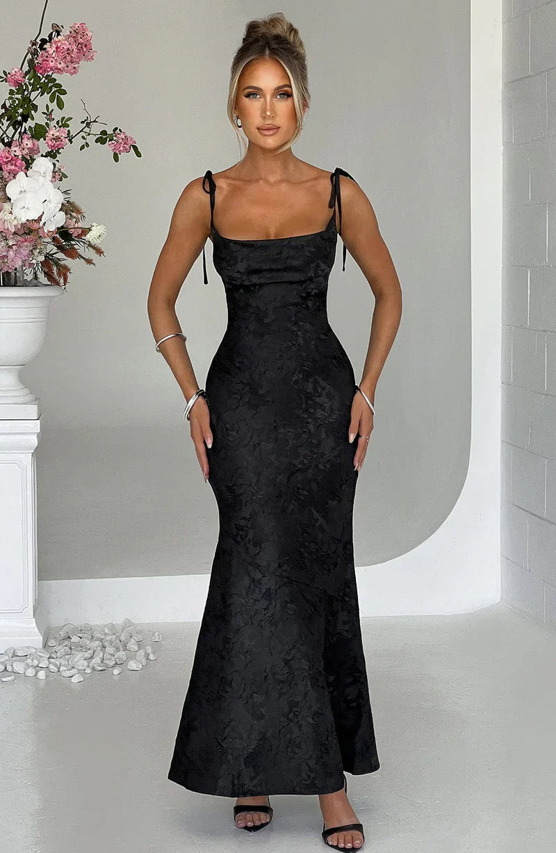 Suknia Floriana Jacquard Bloom