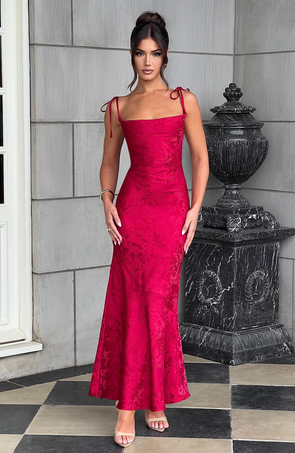 Suknia Floriana Jacquard Bloom