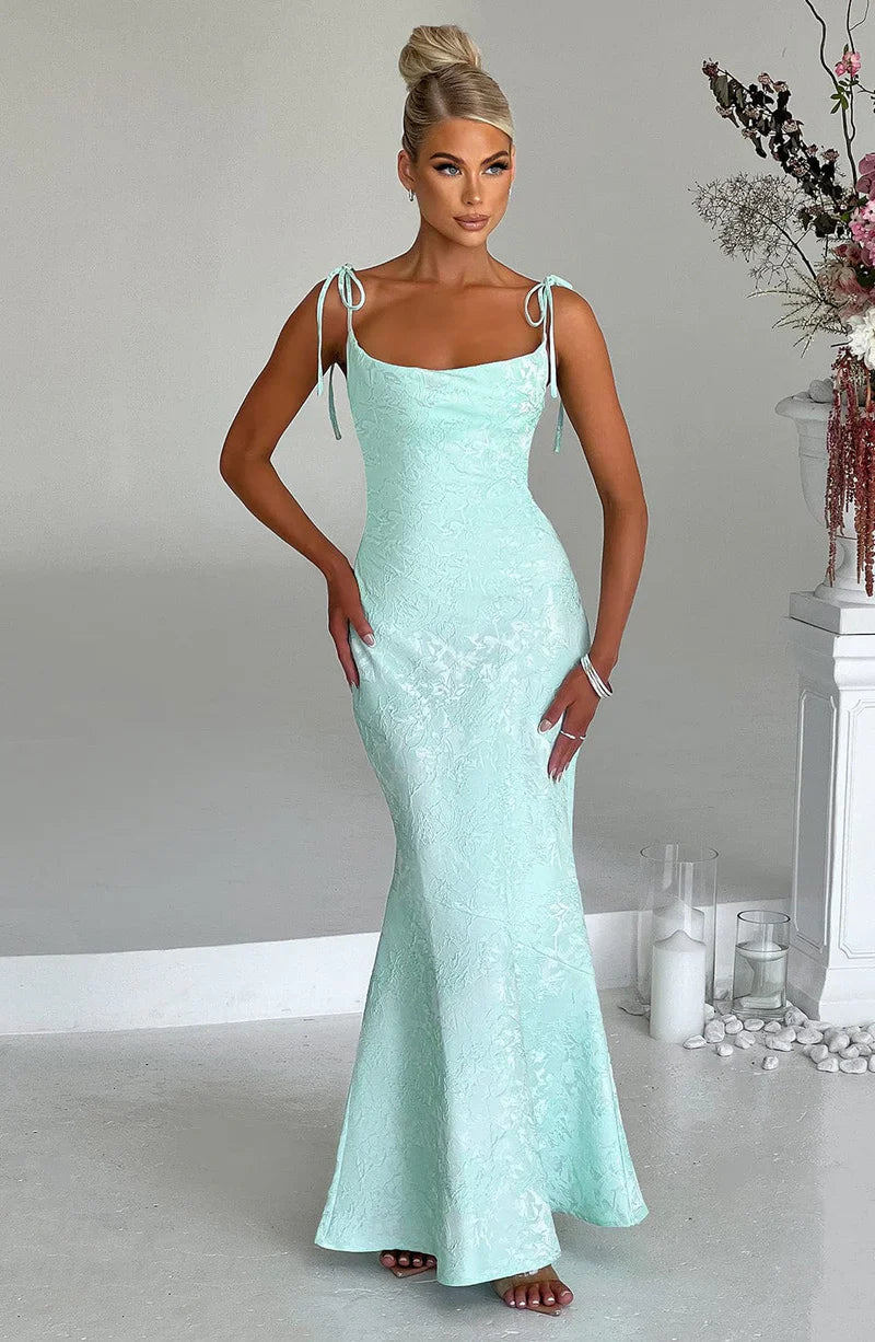 Suknia Floriana Jacquard Bloom