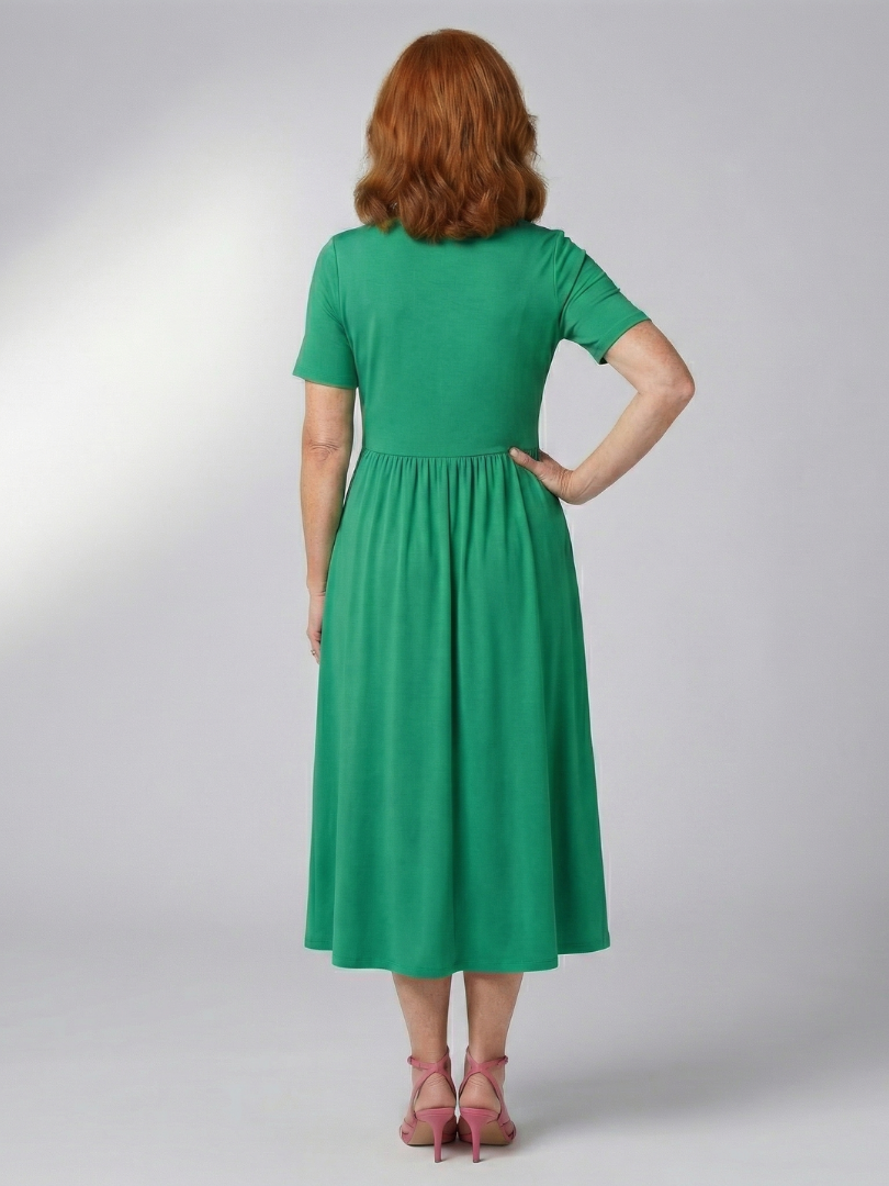 Nyel | Sukienka Midi Pure Drape