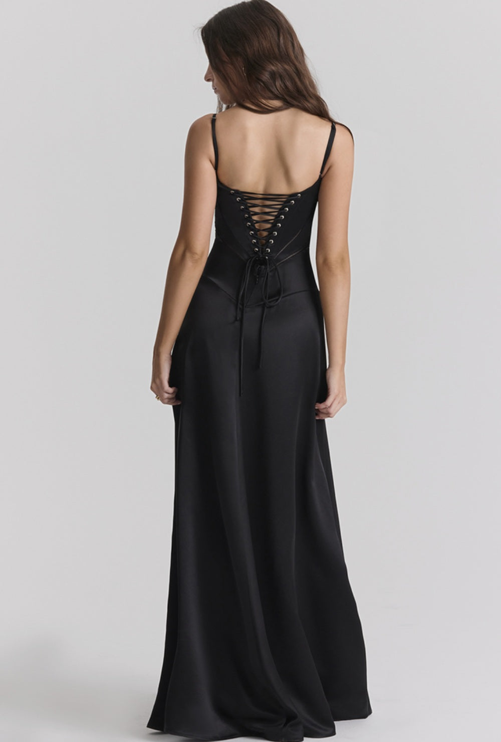 Lunaria Satiné Sukienka Maxi
