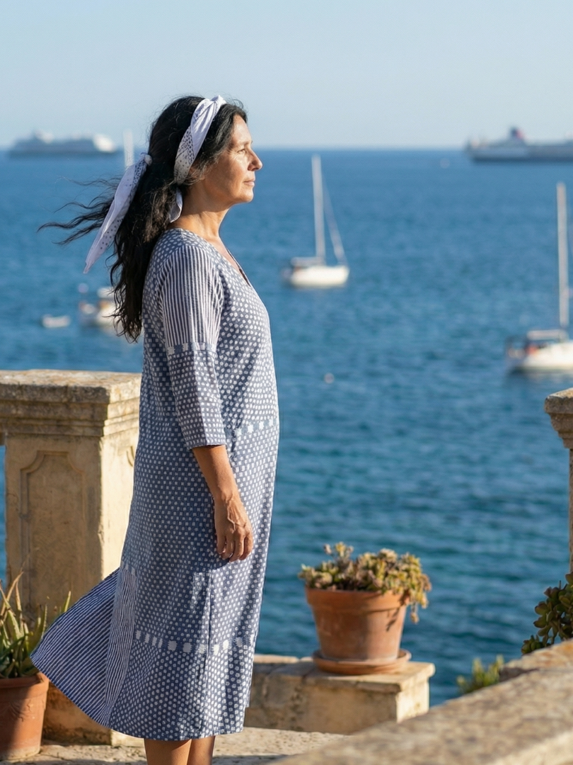 Nolan | Sukienka Midi Patchwork