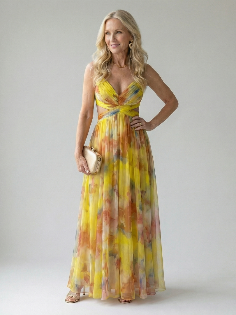 Isel | Sukienka Maxi Soft Wrap